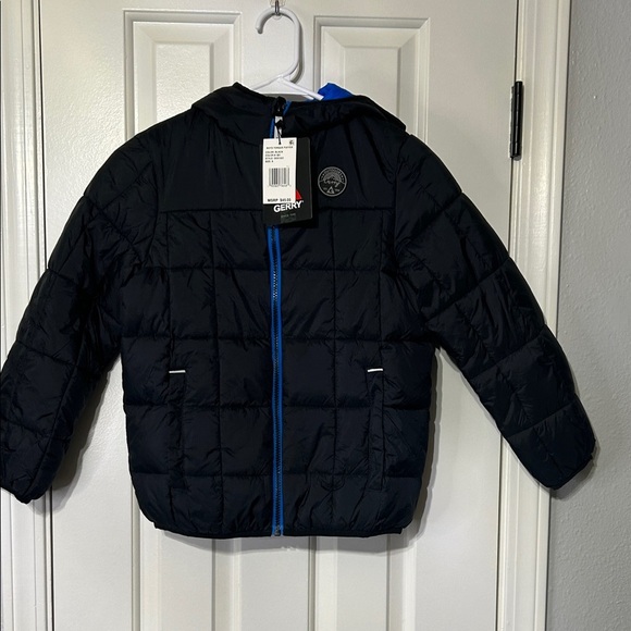 Gerry Kids Black and Blue Puffer Jacket - Picture 2 of 5